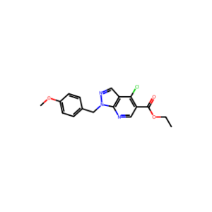 Ethyl 4-chloro-1-(4-methoxybenzyl)-1H-pyrazolo[3,4-b]pyridine-5-carboxylate