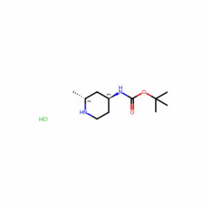 tert-butyl N-[(2R,4S)-2-methyl-4-piperidyl]carbamate;hydrochloride