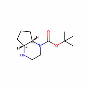 Rel-tert-butyl (4aR,7aS)-octahydro-1H-cyclopenta[b]pyrazine-1-carboxylate