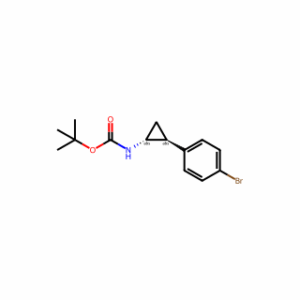 (1R,2S)-[2-(4-Bromo-phenyl)-cyclopropyl]-carbamicacidtert-butylester