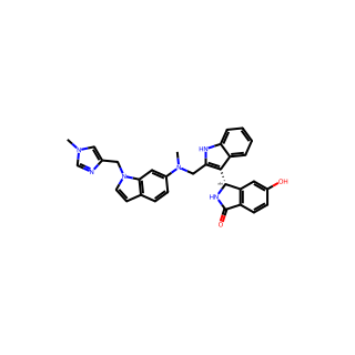 (S)-5-hydroxy-3-(2-(((1-((1-methyl-1H-imidazol-4-yl)methyl)-1H-indol-6-yl)methylamino)methyl)-1H-indol-3-yl)isoindolin-1-one
