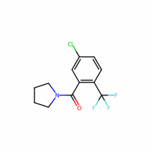 (5-Chloro-2-(trifluoromethyl)phenyl)(pyrrolidin-1-yl)methanone