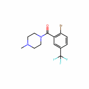 (2-Bromo-5-(trifluoromethyl)phenyl)(4-methylpiperazin-1-yl)methanone
