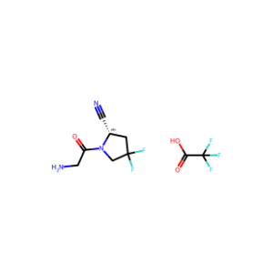 (S)-1-(2-aminoacetyl)-4,4-difluoropyrrolidine-2-carbonitrile 2,2,2-trifluoroacetate