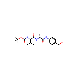 tert-Butyl ((S)-1-(((S)-1-((4-(hydroxymethyl)phenyl)amino)-1-oxopropan-2-yl)amino)-3-methyl-1-oxobutan-2-yl)carbamate