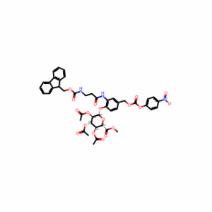 (2S,3R,4S,5S,6S)-2-(2-(3-((((9H-Fluoren-9-Yl)Methoxy)Carbonyl)Amino)Propanamido)-4-((((4-Nitrophenoxy)Carbonyl)Oxy)Methyl)Phenoxy)-6-(Methoxycarbonyl)Tetrahydro-2H-Pyran-3,4,5-Triyl Triacetate