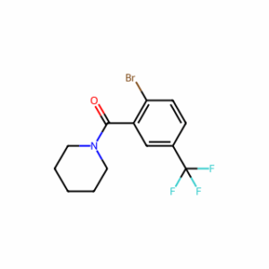 (2-Bromo-5-(trifluoromethyl)phenyl)(piperidin-1-yl)methanone