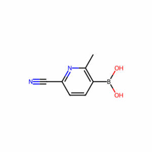 (6-Cyano-2-methylpyridin-3-yl)boronic acid