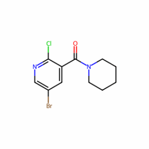 (5-Bromo-2-chloropyridin-3-yl)(piperidin-1-yl)methanone