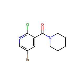 (5-Bromo-2-chloropyridin-3-yl)(piperidin-1-yl)methanone