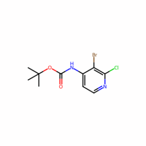 (3-Bromo-2-chloro-pyridin-4-yl)-carbamic acid tert-butyl ester