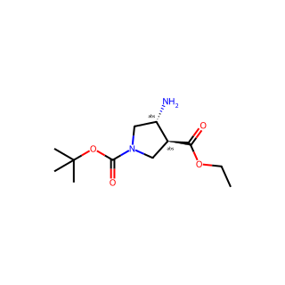 (3S,4R)-1-tert-Butyl 3-ethyl 4-aminopyrrolidine-1,3-dicarboxylate