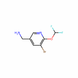 (5-Bromo-6-(difluoromethoxy)pyridin-3-yl)methanamine