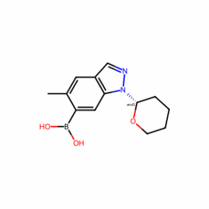 (5-Methyl-1-(tetrahydro-2H-pyran-2-yl)-1H-indazol-6-yl)boronic acid