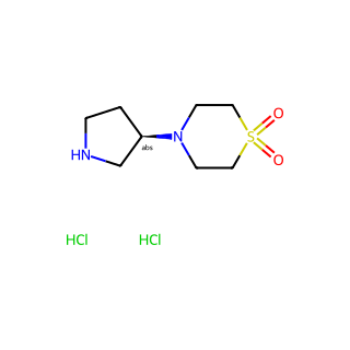 (R)-4-(Pyrrolidin-3-yl)thiomorpholine 1,1-dioxide dihydrochloride