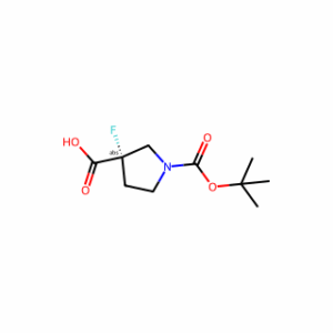 (3S)-1-[(tert-butoxy)carbonyl]-3-fluoropyrrolidine-3-carboxylic acid