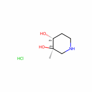 trans-3-methylpiperidine-3,4-diol;hydrochloride
