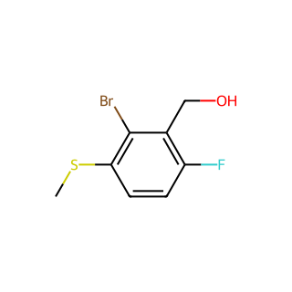 (2-Bromo-6-fluoro-3-methylsulfanylphenyl)methanol