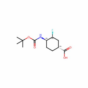(1R,3S,4R)-4-{[(tert-butoxy)carbonyl]amino}-3-fluorocyclohexane-1-carboxylic acid