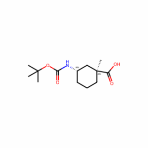 (1S,3S)-3-{[(tert-butoxy)carbonyl]amino}-1-methylcyclohexane-1-carboxylic acid
