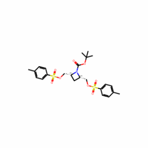 tert-Butyl cis-2,4-bis[[[(4-methylphenyl)sulfonyl]oxy]methyl]-1-azetidinecarboxylic acid