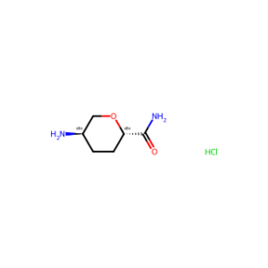(2S,5R)-5-Aminotetrahydro-2H-pyran-2-carboxamide Hydrochloride