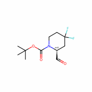 tert-butyl 4,4-difluoro-2-formylpiperidine-1-carboxylate
