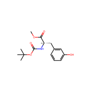 (S)-2-(boc-amino)-3-(3-hydroxyphenyl)propionic acid methyl ester