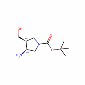 tert-butyl (3S,4S)-3-amino-4-(hydroxymethyl)pyrrolidine-1-carboxylate