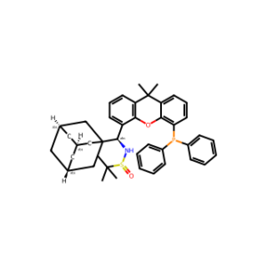 (R)-N-((1S)-(Adamantan-1-yl)(5-(diphenylphosphanyl)-9,9-dimethyl-9H-xanthen-4-yl)methyl)-2-methylpropan-2-sulfinamide