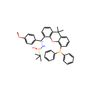 (R)-N-((R)-(5-(Diphenylphosphanyl)-9,9-dimethyl-9H-xanthen-4-yl)(4-methoxyphenyl)methyl)-2-methylpropane-2-sulfinamide