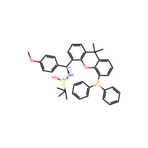 (R)-N-((S)-(5-(Diphenylphosphanyl)-9,9-dimethyl-9H-xanthen-4-yl)(4-methoxyphenyl)methyl)-2-methylpropane-2-sulfinamide