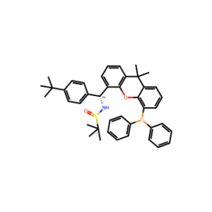 (Rs)-n-((r)-(4-(tert-butyl)phenyl)(5-(diphenylphosphanyl)-9,9-dimethyl-9h-xanthen-4-yl)methyl)-2-methylpropane-2-sulfinamide