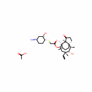 (3Ar,4R,5R,7S,8S,9R,9As,12R)-8-Hydroxy-4,7,9,12-Tetramethyl-3-Oxo-7-Vinyldecahydro-4,9A-Propanocyclopenta[8]Annulen-5-Yl 2-(((1R,2R,4R)-4-Amino-2-Hydroxycyclohexyl)Thio)Acetate Acetate