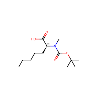 (S)-2-((tert-Butoxycarbonyl)(methyl)amino)heptanoic acid