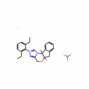 (5aS,10bR)-2-(2,6-Diethylphenyl)-5a,10b-dihydro-4H,6H-indeno[2,1-b][1,2,4]triazolo[4,3-d][1,4]oxazin-2-iumtetrafluoroborate