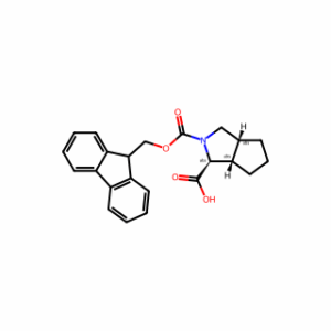 (1S,3aR,6aS)-2-(((9H-fluoren-9-yl)methoxy)carbonyl)octahydrocyclopenta[c]pyrrole-1-carboxylic acid