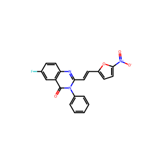 (E)-6-Fluoro-2-(2-(5-nitrofuran-2-yl)vinyl)-3-phenylquinazolin-4(3H)-one