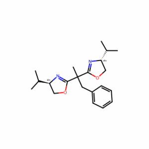 (4R,4′R)-2,2′-(1-Phenylpropane-2,2-diyl)bis(4-isopropyl-4,5-dihydrooxazole)