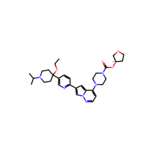 (R)-Tetrahydrofuran-3-yl 4-(6-(5-(4-ethoxy-1-isopropylpiperidin-4-yl)pyridin-2-yl)pyrrolo[1,2-b]pyridazin-4-yl)piperazine-1-carboxylate