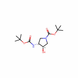 (3R,4R)-tert-Butyl 3-((tert-butoxycarbonyl)amino)-4-hydroxypyrrolidine-1-carboxylate