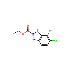 Ethyl 7-bromo-6-chloro-1H-benzo[d]imidazole-2-carboxylate