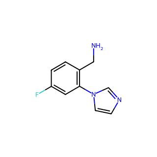 (4-Fluoro-2-(1H-imidazol-1-yl)phenyl)methanamine