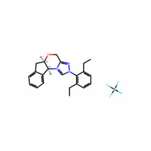(5aR,10bS)-2-(2,6-Diethylphenyl)-4,5a,6,10b-tetrahydro-2H-indeno[2,1-b][1,2,4]triazolo[4,3-d][1,4]oxazin-11-ium tetrafluoroborate