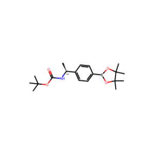 (S)-tert-Butyl (1-(4-(4,4,5,5-tetramethyl-1,3,2-dioxaborolan-2-yl)phenyl)ethyl)carbamate