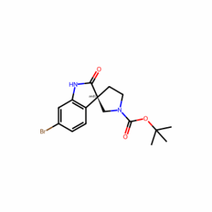 tert-Butyl 6-bromo-2-oxospiro[indoline-3,3′-pyrrolidine]-1′-carboxylate