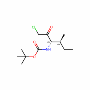 tert-Butyl ((3S,4S)-1-chloro-4-methyl-2-oxohexan-3-yl)carbamate