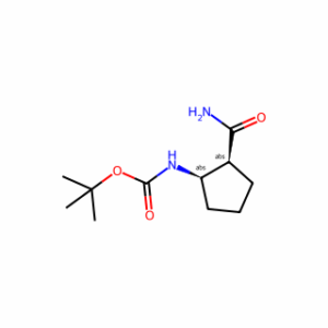 tert-Butyl rel-((1R,2S)-2-carbamoylcyclopentyl)carbamate