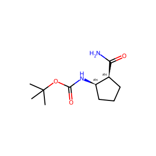 tert-Butyl rel-((1R,2S)-2-carbamoylcyclopentyl)carbamate