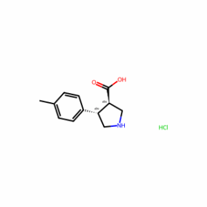 (3R,4S)-4-(p-Tolyl)pyrrolidine-3-carboxylic acid hydrochloride